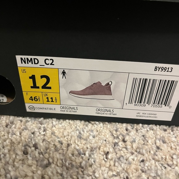 COPY - Adidas Mens suede shoes size 12 brand new (NMD_C2) - Picture 2 of 5